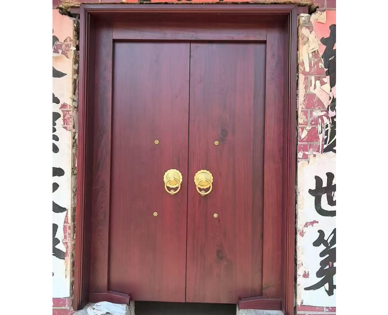 緬甸柚木双开门